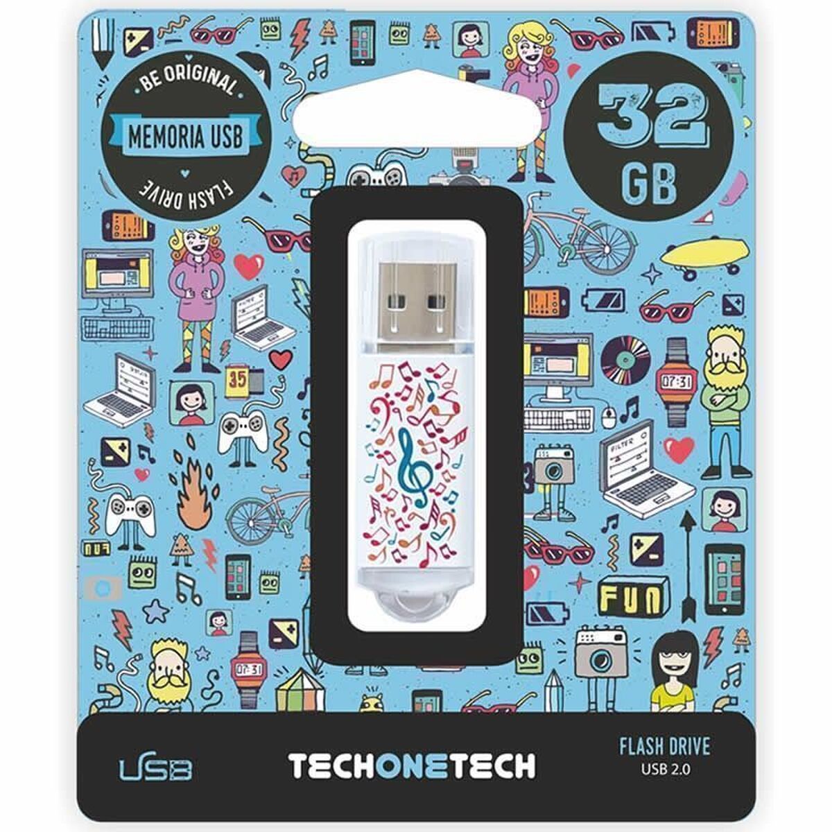 USB stick Tech One Tech TEC4003-32 32 GB