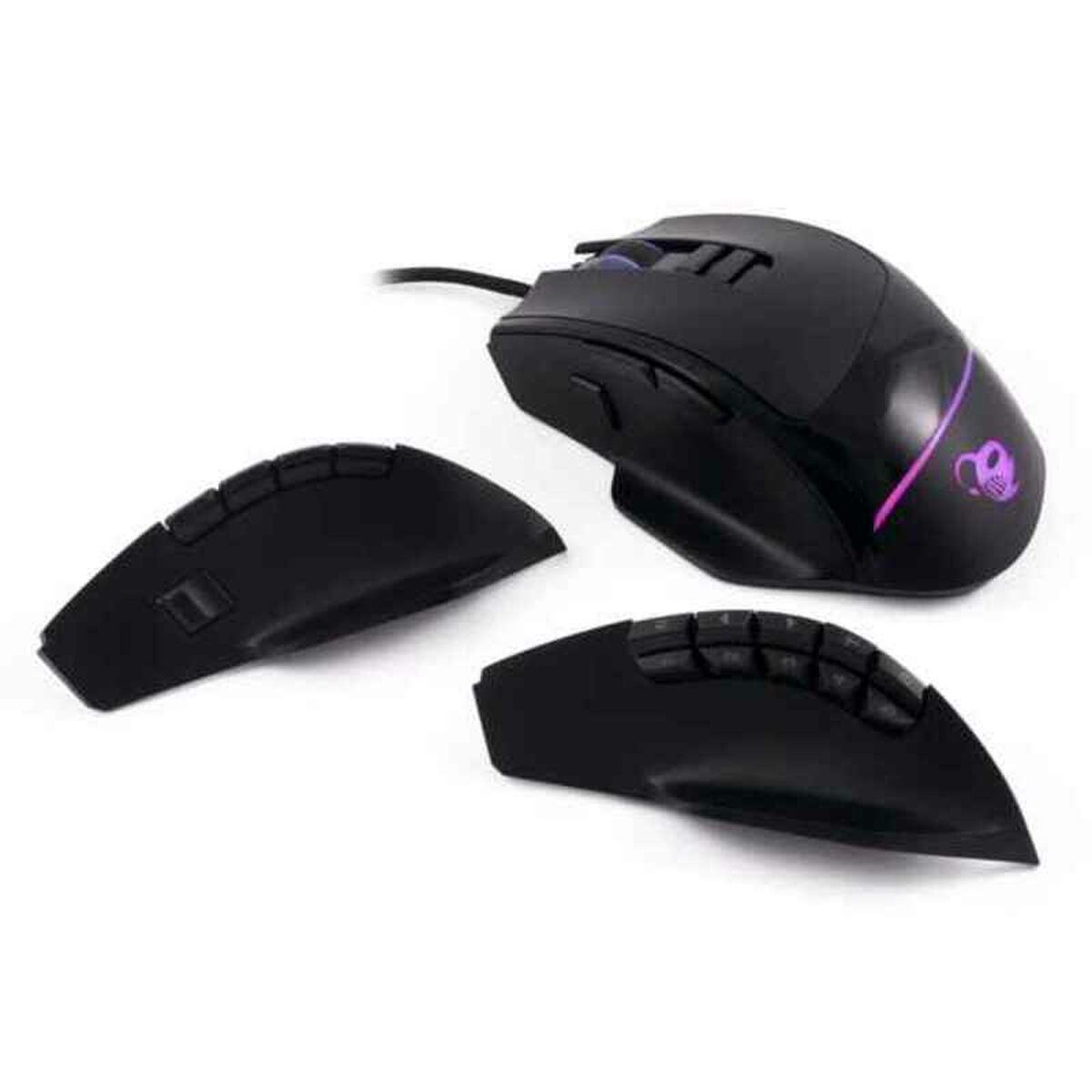 Gaming Mouse CoolBox ProSwap Black Modular RGB
