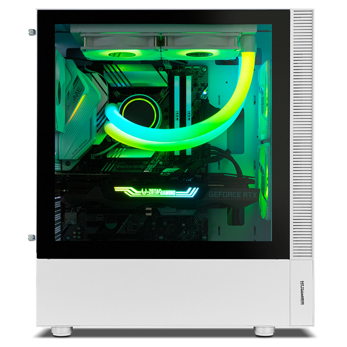 ATX Semi-tower Box Nox-Xtreme Hummer Nemesis White