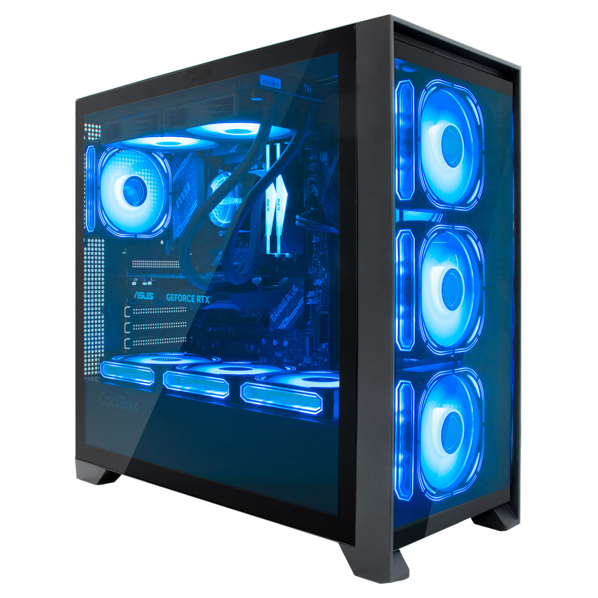 ATX Semi-tower Box CoolBox GE2000 Black