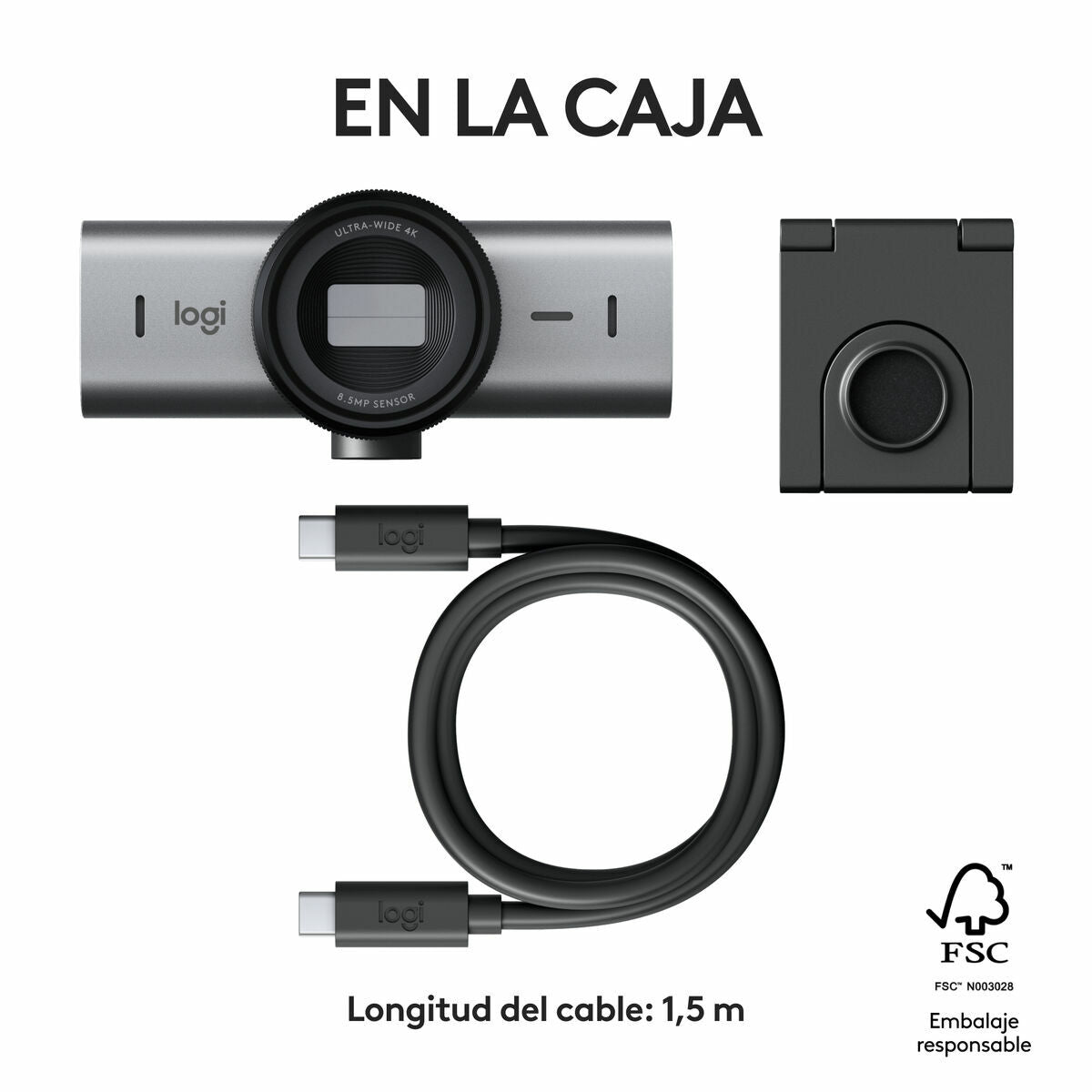 Webcam Logitech 960-001559 4K Ultra HD