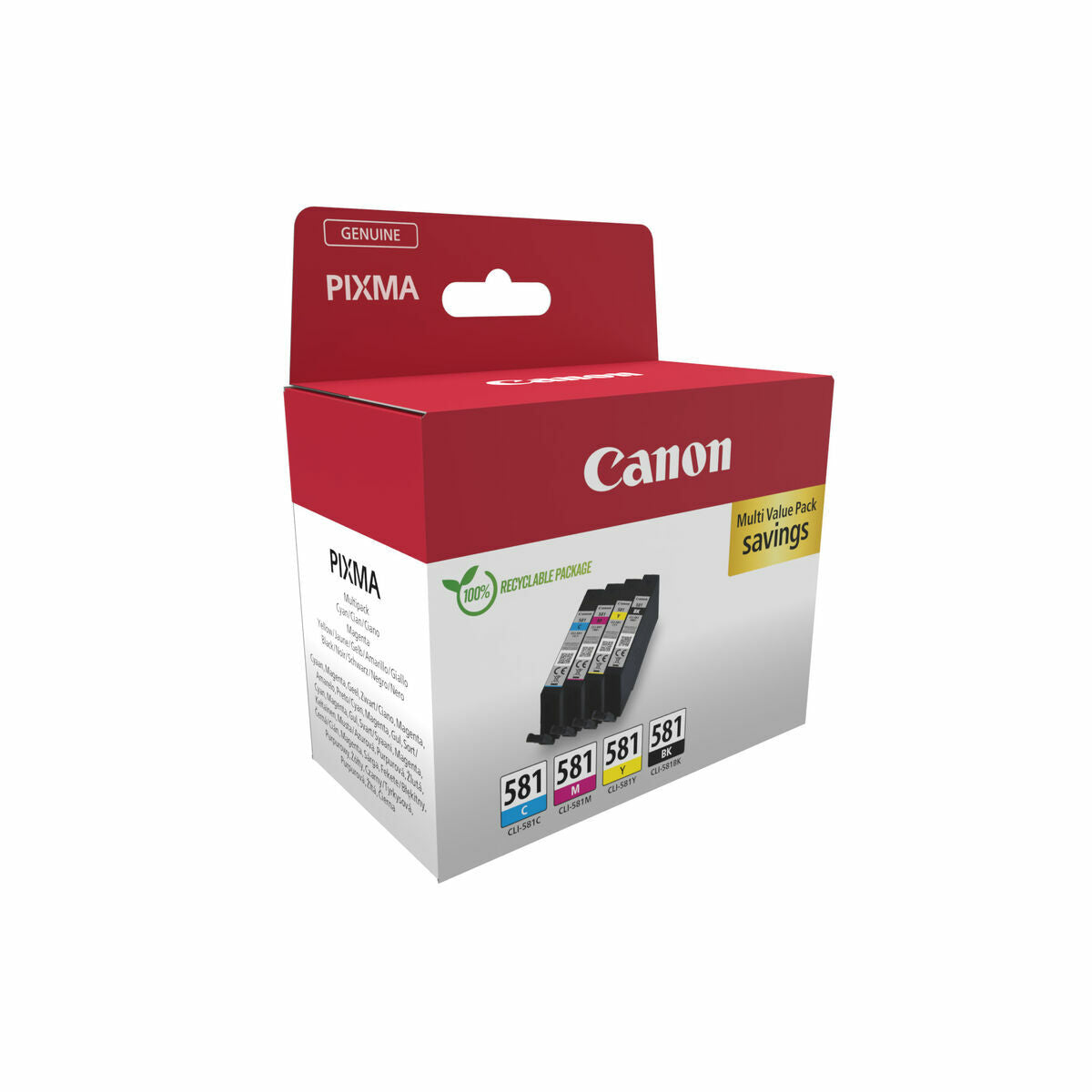 Original Ink Cartridge Canon Multicolour (4 Units)