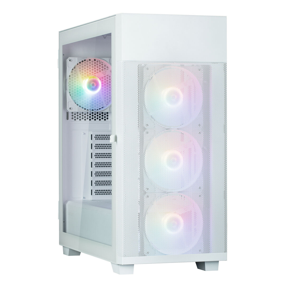 ATX Semi-tower Box Zalman S5 NEO WHITE White