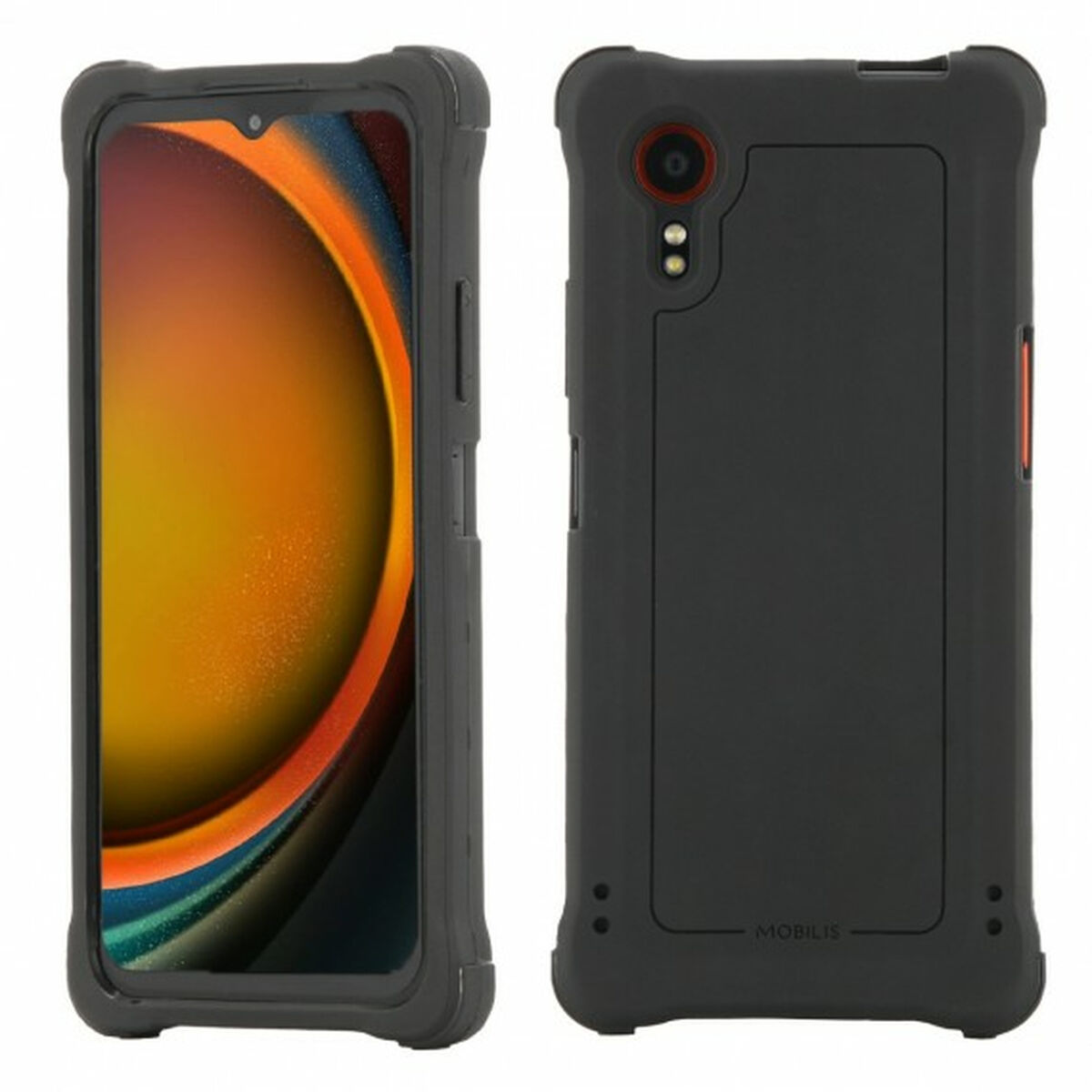 Mobile cover Mobilis 054016 Black Grey