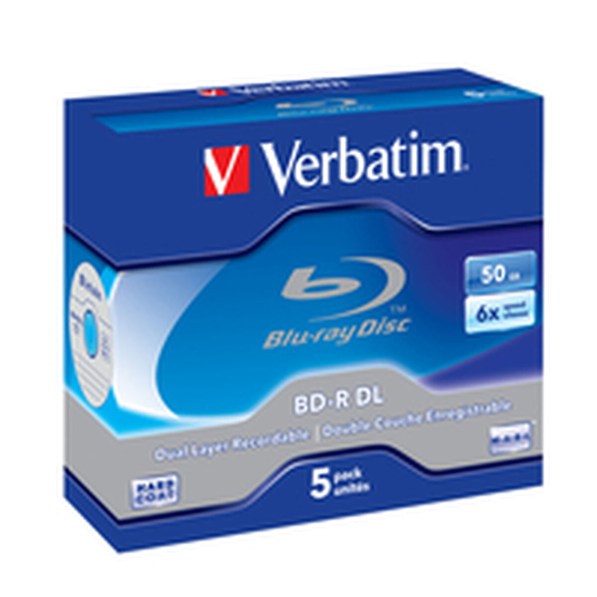 Blu-Ray BD-R Verbatim 43748 5 Units