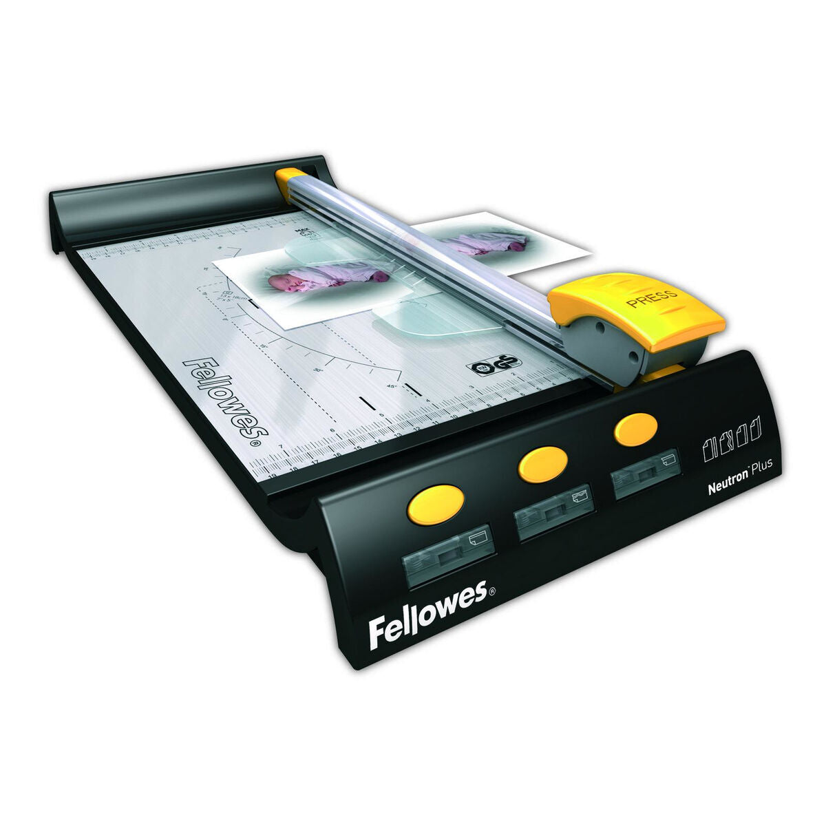 Rotary Trimmer Fellowes Neutron Plus Black Grey