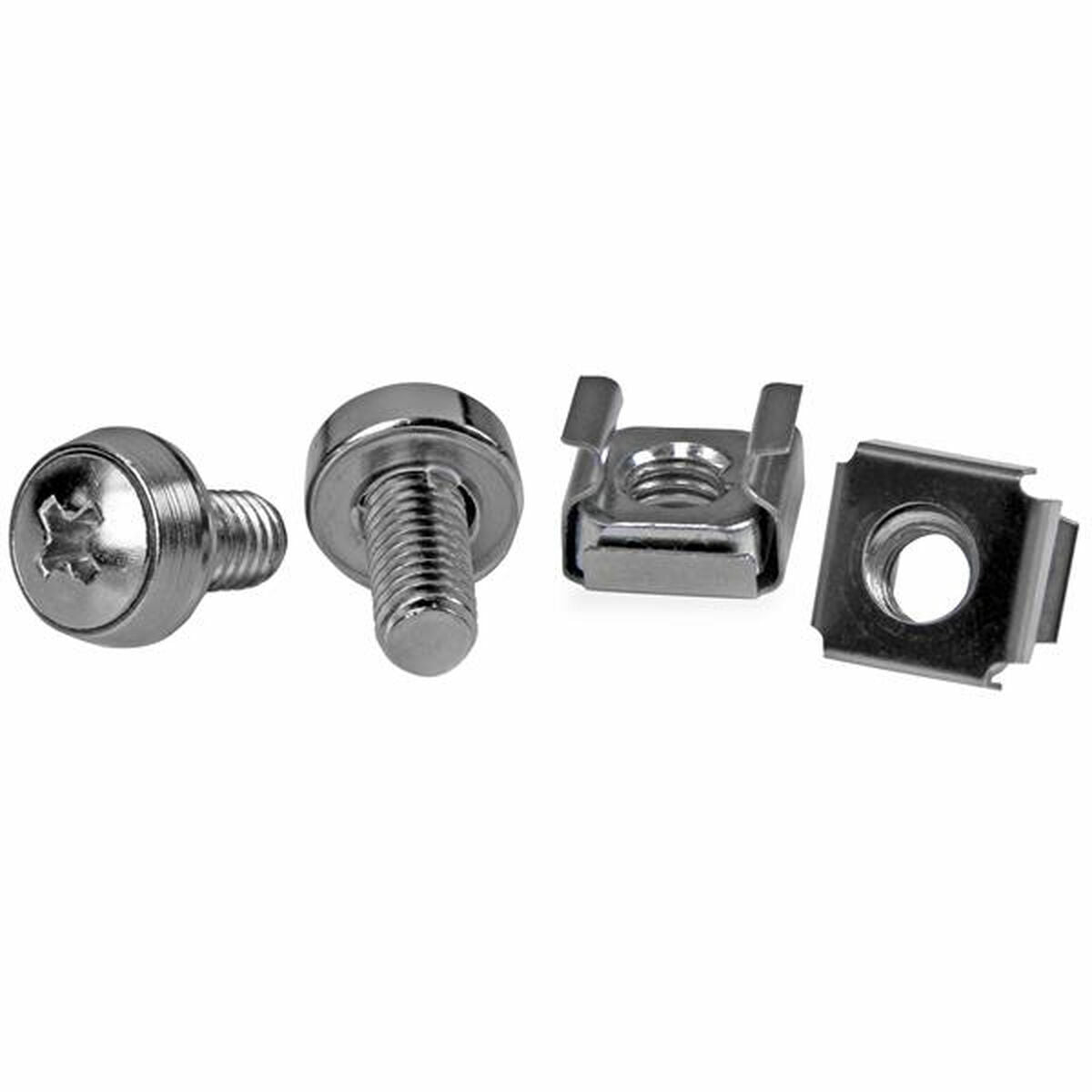 Holder Startech CABSCREWM6 Silver Stainless steel (50 Units)