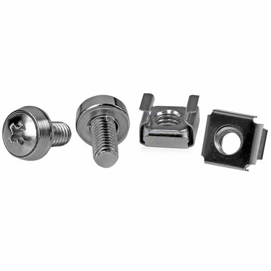 Holder Startech CABSCREWM6 Silver Stainless steel (50 Units)