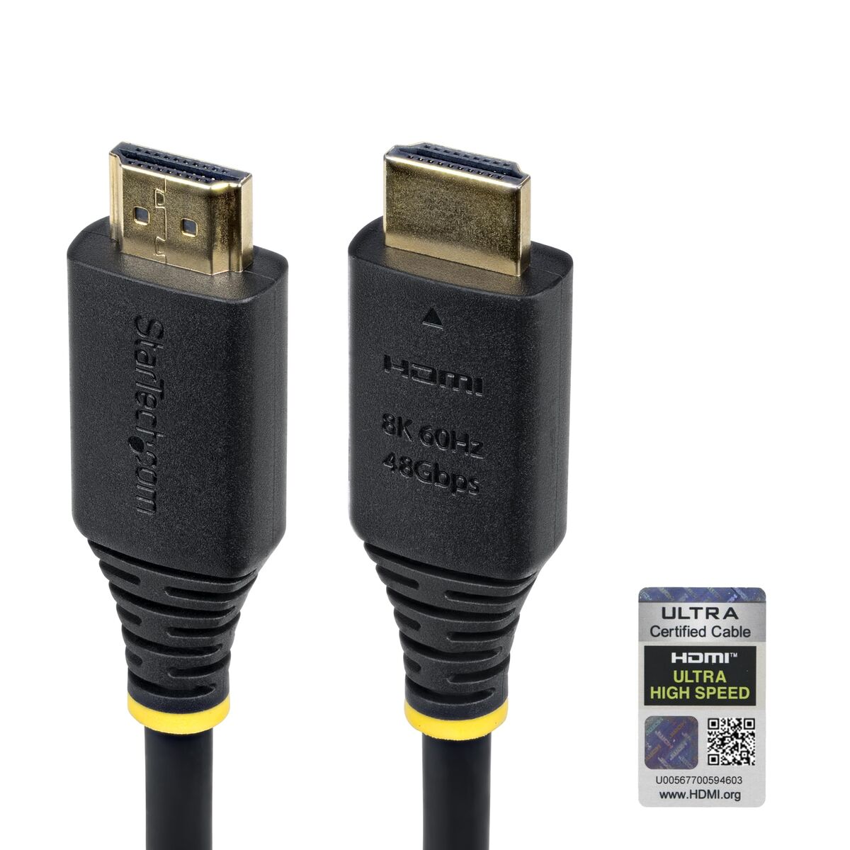HDMI Cable Startech HDMI21-CBL-8K60-2M Black 2 m
