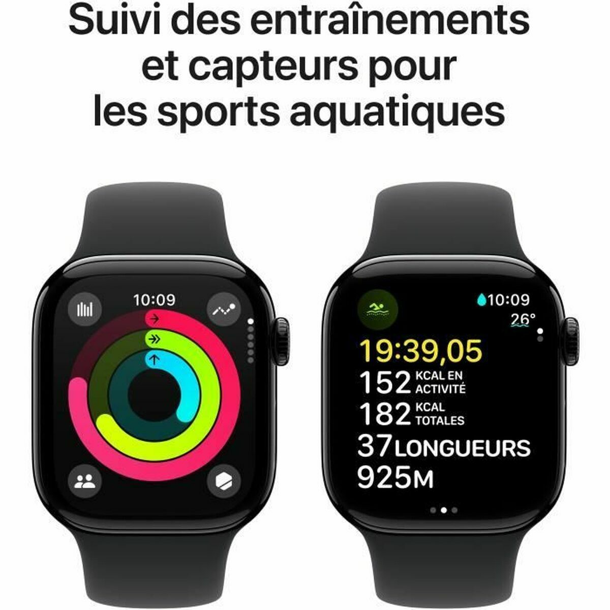 Smartwatch Apple MWWE3QL/A Black 1,77"