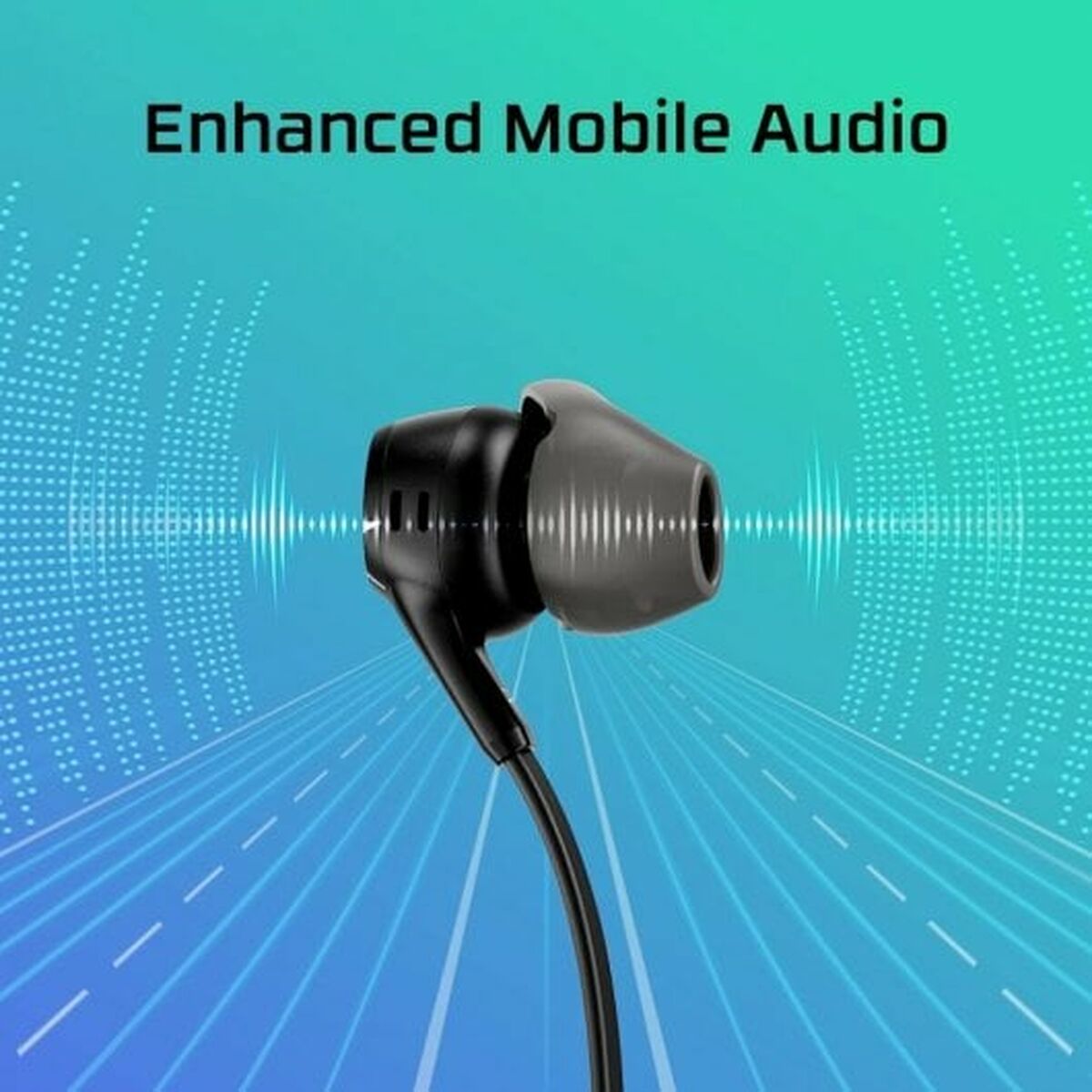 Headphones with Microphone HyperX Cloud EarBuds II Black
