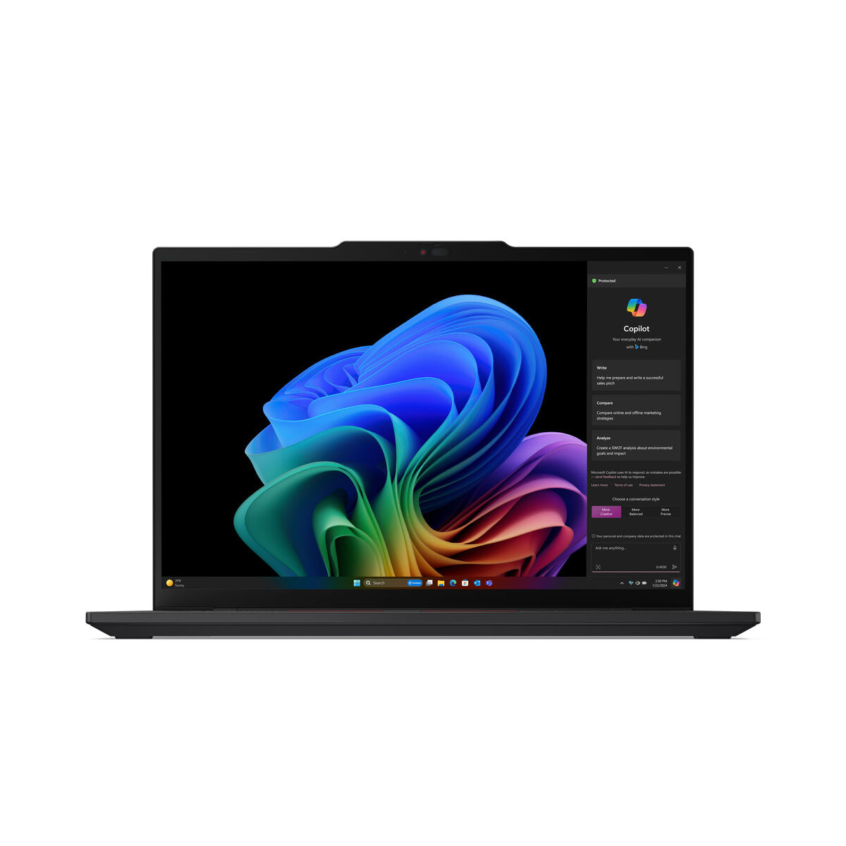 Laptop Lenovo T14s Gen 6 Snapdragon 14" 16 GB RAM 512 GB SSD Spanish Qwerty