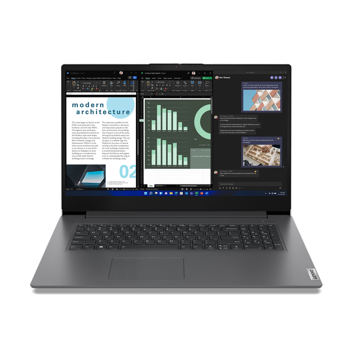Laptop Lenovo 83A2004JSP 17,3" 16 GB RAM 512 GB SSD Intel Core i7-13620H Spanish Qwerty
