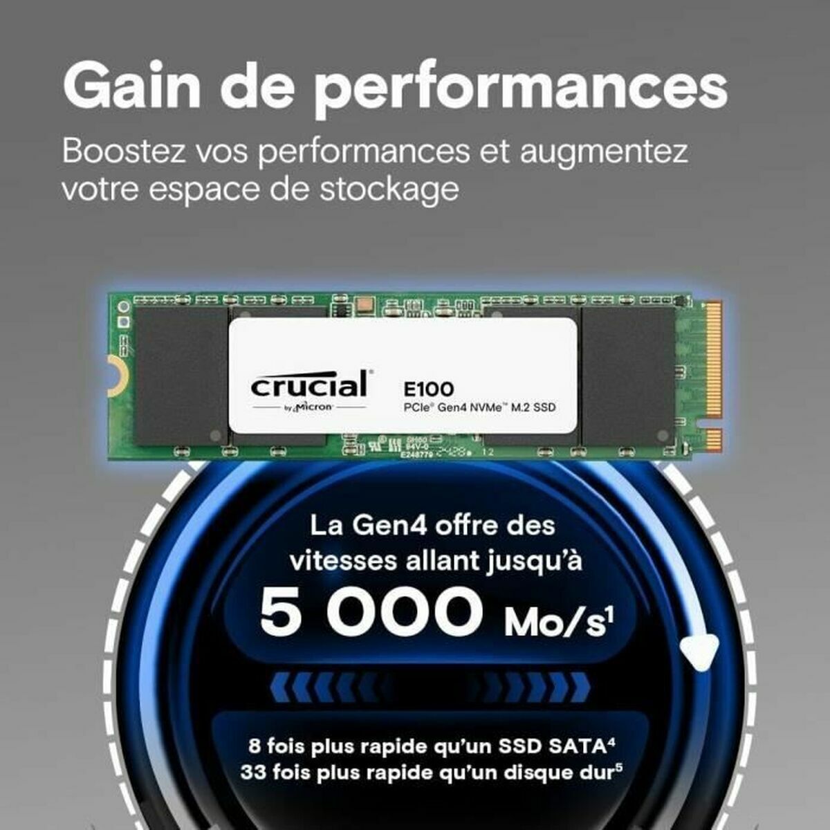 Hard Drive Crucial CT2000E100SSD8 2 TB SSD
