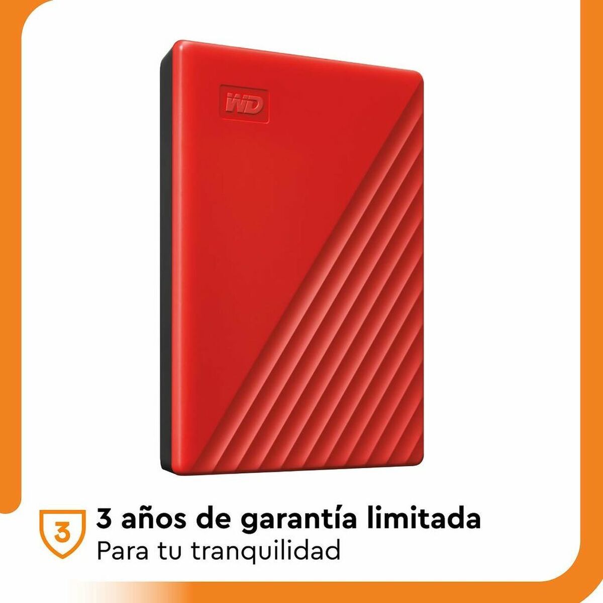 External Hard Drive Western Digital WDBPKJ0040BRD-WESN 4TB Red