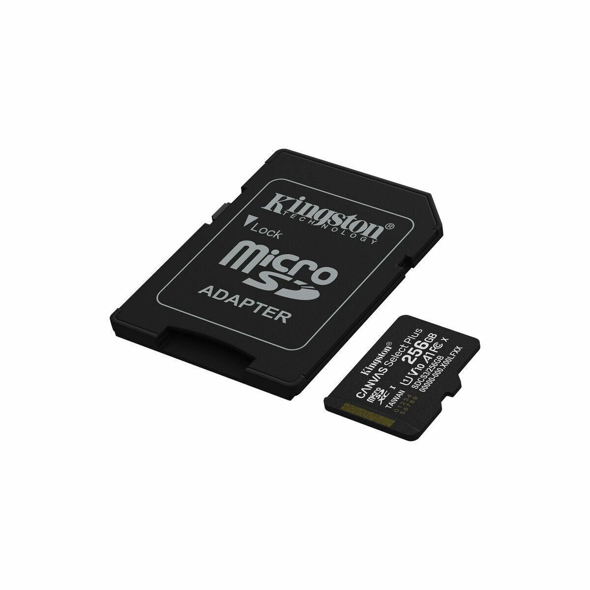 Micro SD Memory Card with Adaptor Kingston SDCS3/256GB
