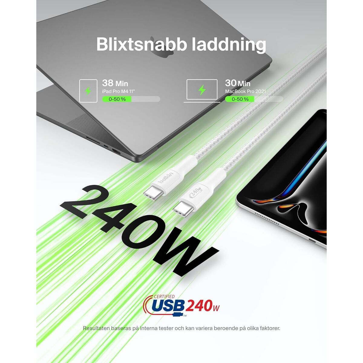 USB Cable Belkin CAB025HQ1MWH