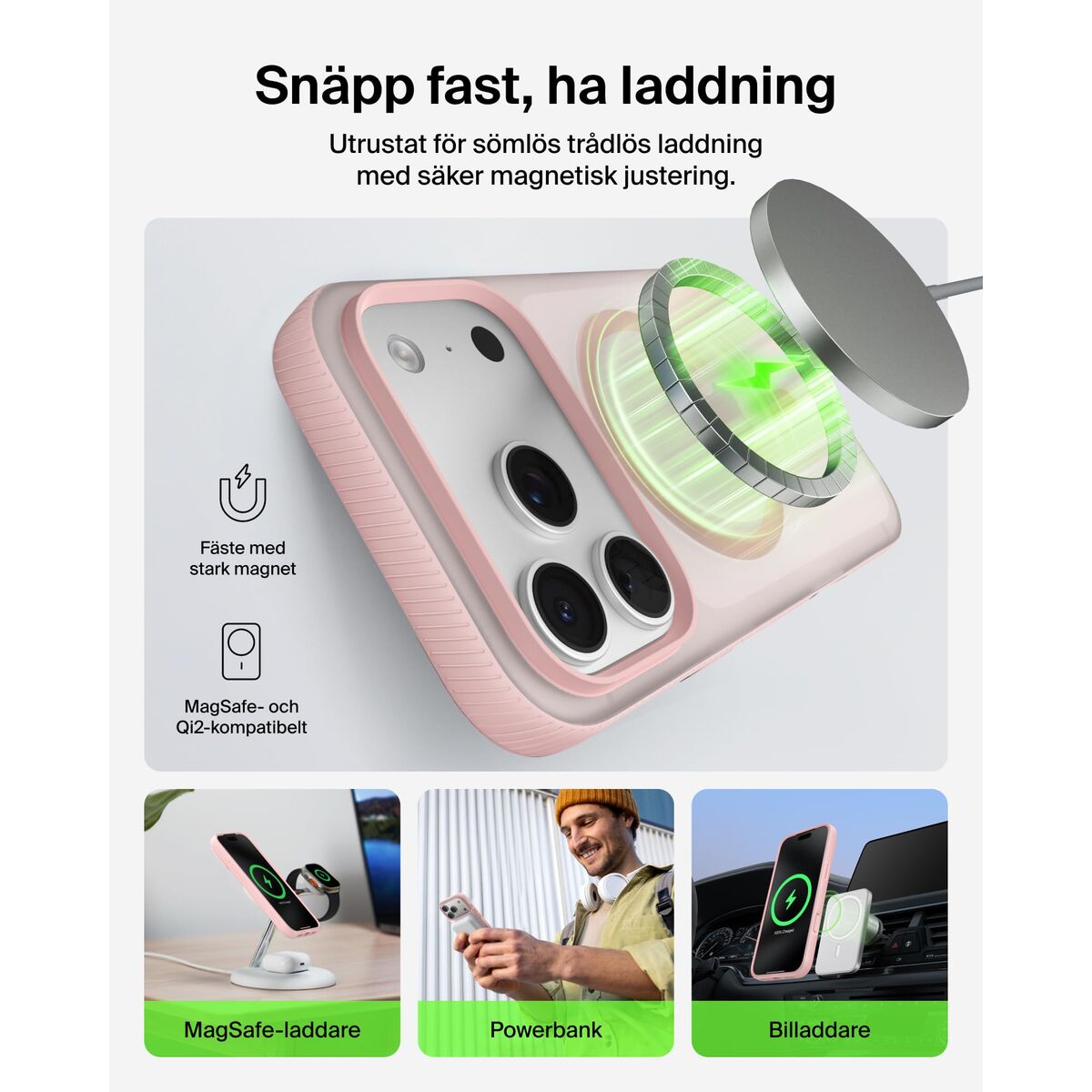 Mobile cover Belkin iPhone 17 Pro Pink Apple