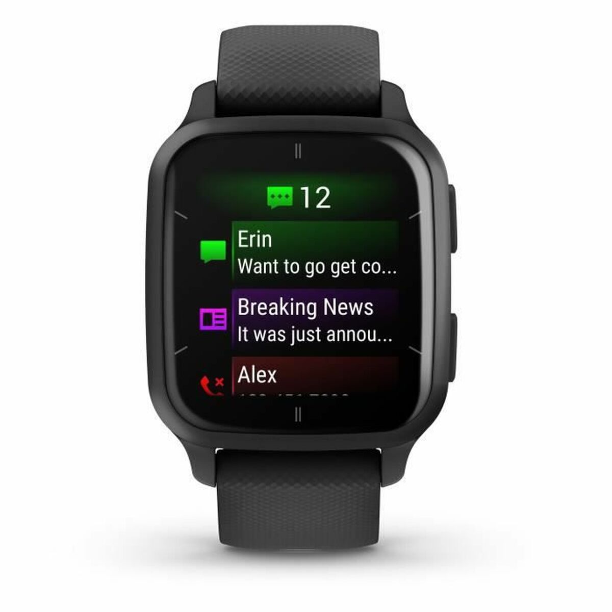Smartwatch GARMIN Venu Sq 2 Black 1,4" 40 mm