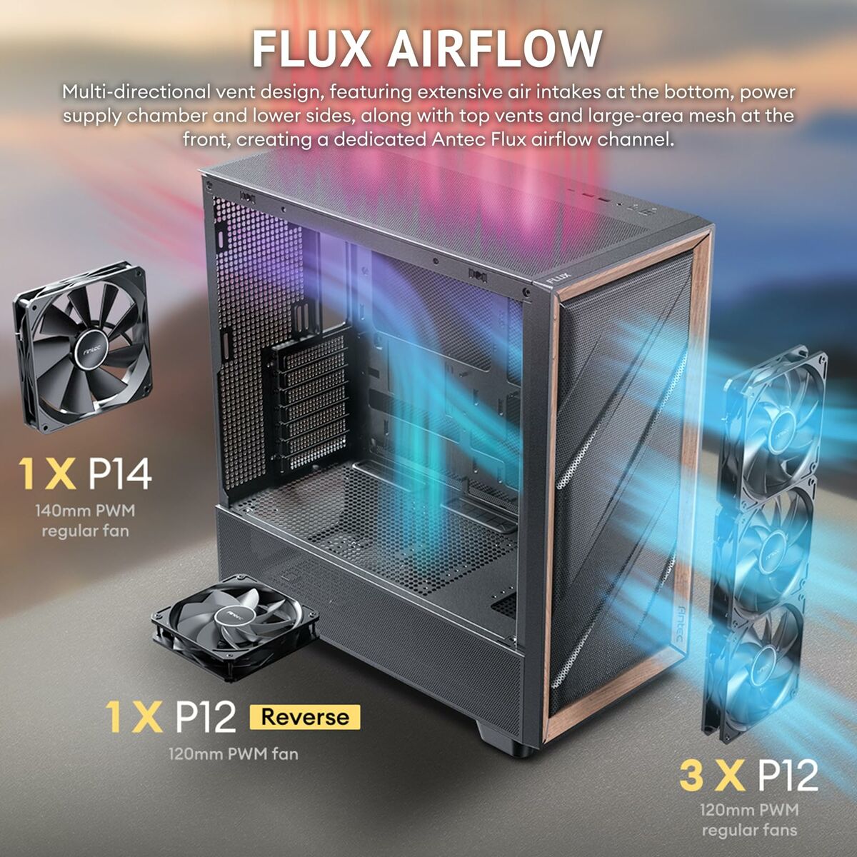 ATX Semi-tower Box Antec 0-761345-10177-6
