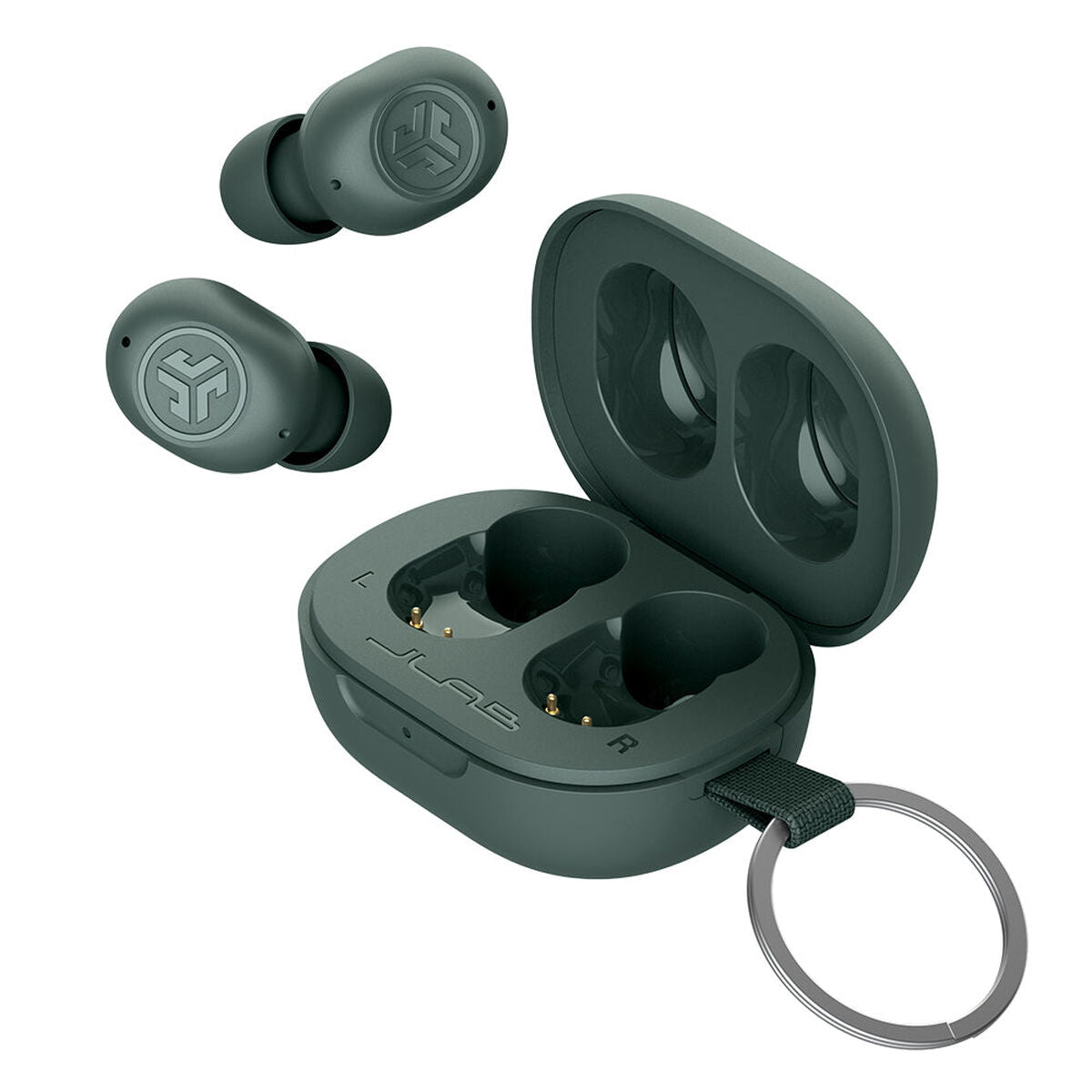 Wireless Earphones with Charging Case JLab IEUEBJBMINIRSGE124 Grey