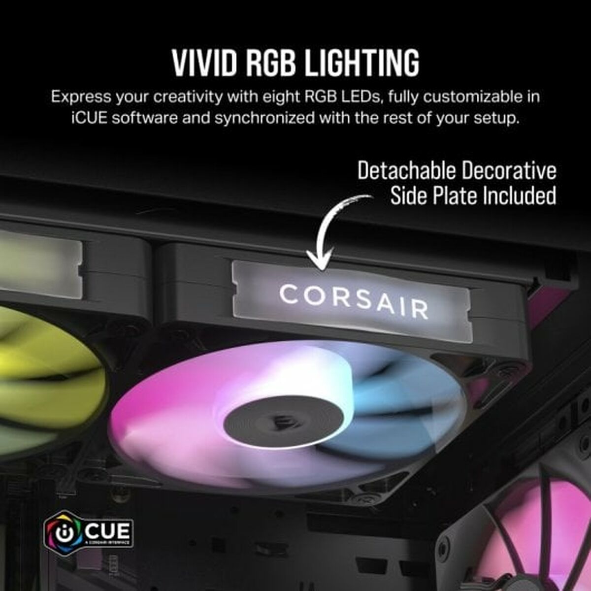 Box Ventilator Corsair CO-9051017-WW Ø 12 cm (1 Unit)