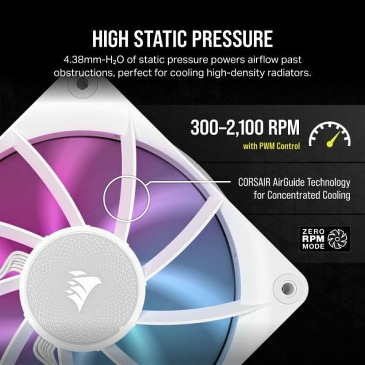 Box Ventilator Corsair CO-9051021-WW Ø 12 cm (1 Unit)