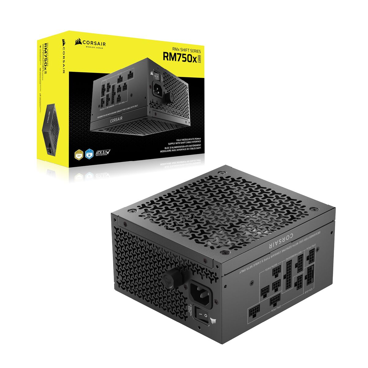 Power supply Corsair RM750X SHIFT 750 W 80 Plus Gold ATX