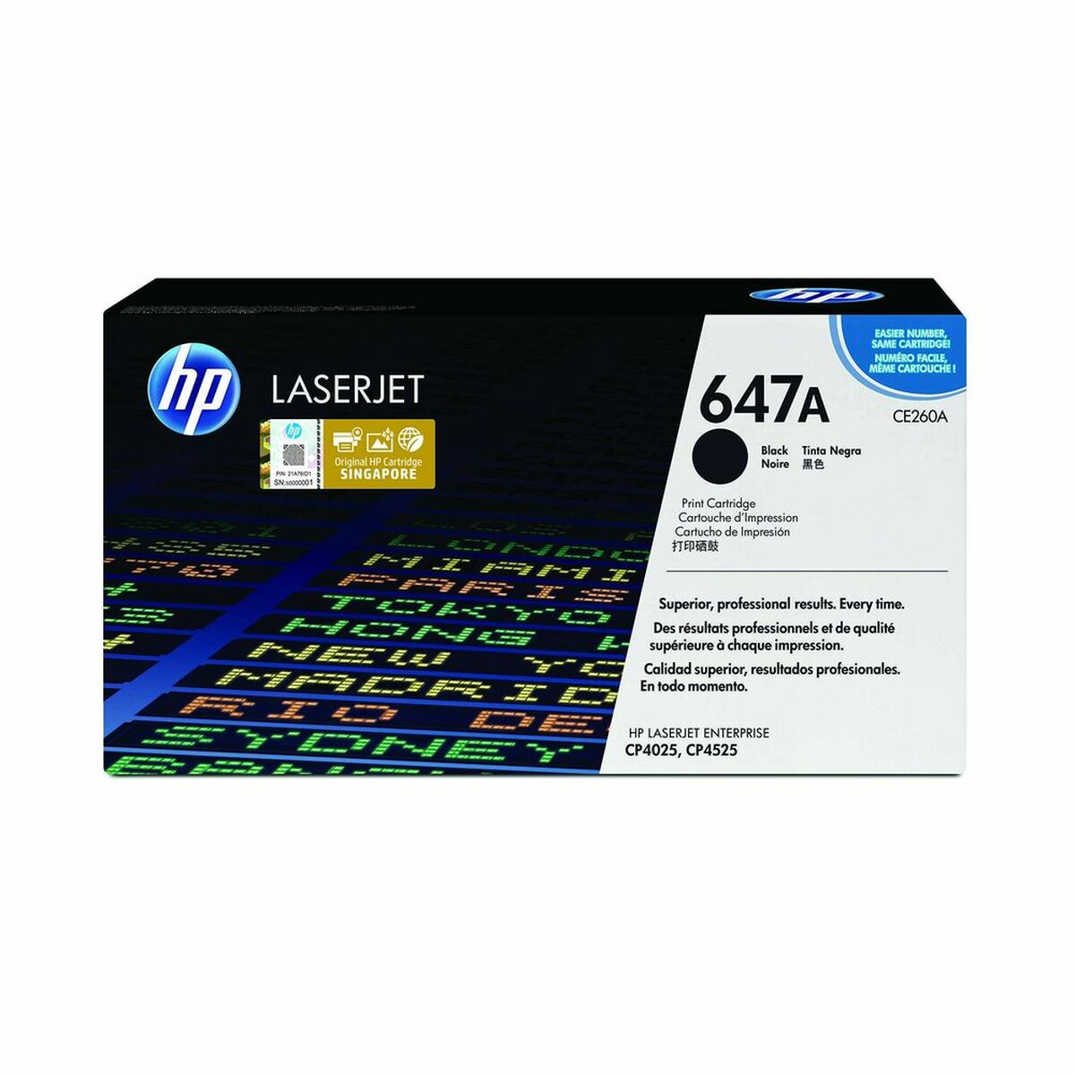 Original Toner HP CE260A Black (1 Unit)
