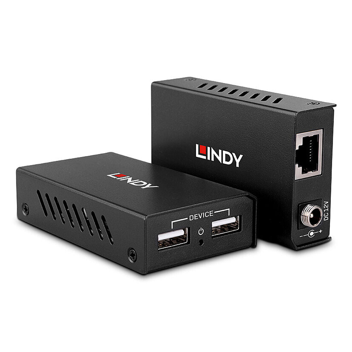 USB to RJ45 Network Adapter LINDY 43408 Black