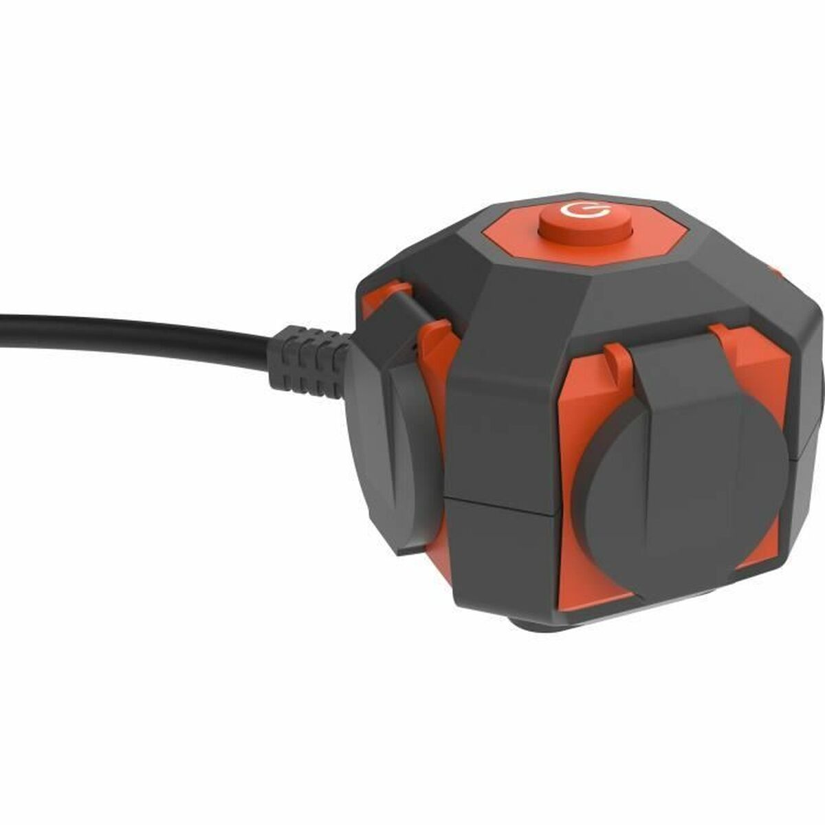 4-socket plugboard with power switch QUARX (3 m)