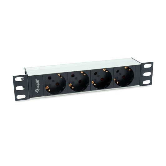 10" Multi-Socket Adaptor with 4 Power Points Equip Equip 3600 W (1,5 m)