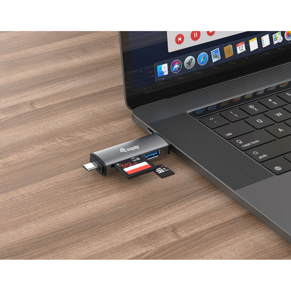 Card Reader Equip 245460 Black Grey