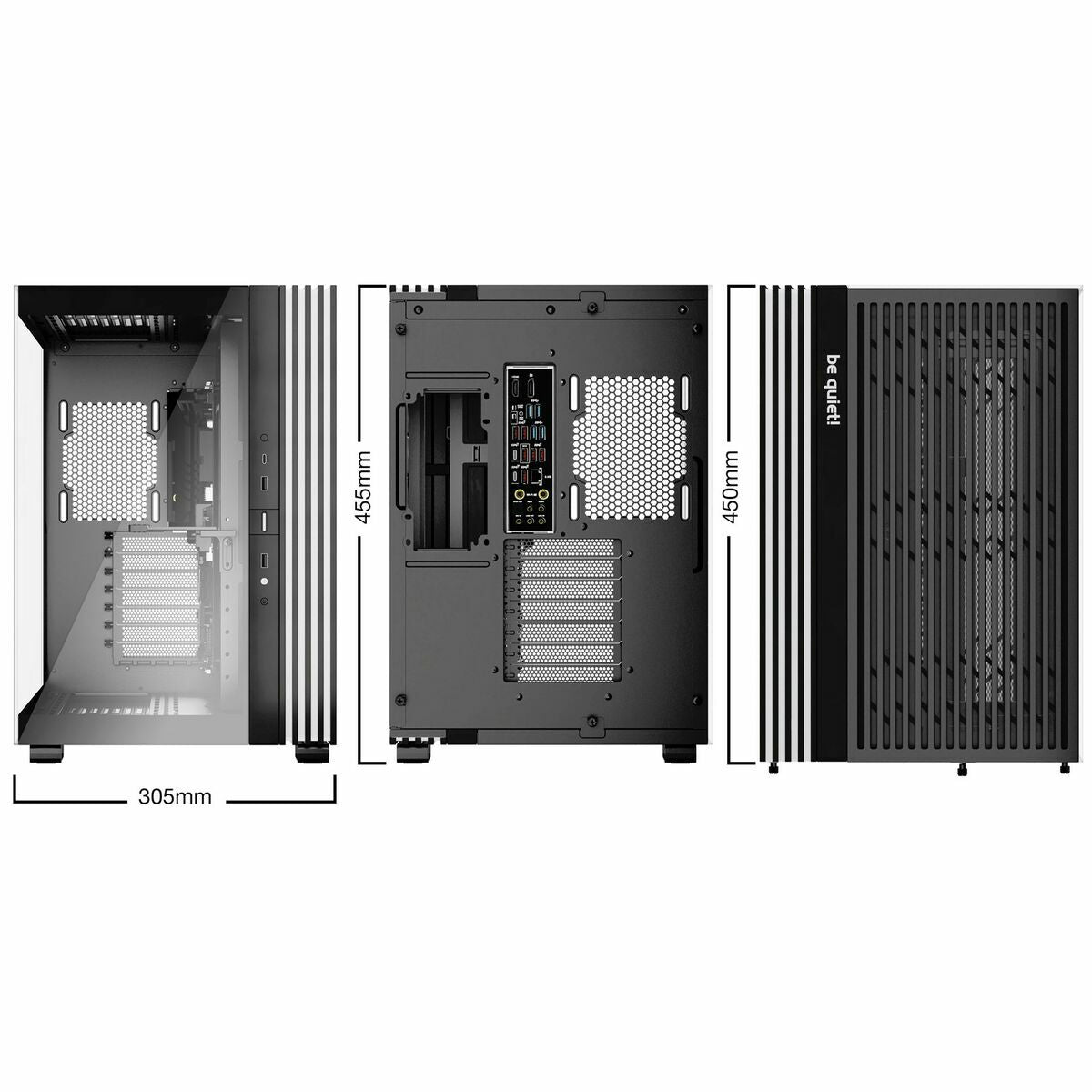 ATX Semi-tower Box Be Quiet! BGW65 Black
