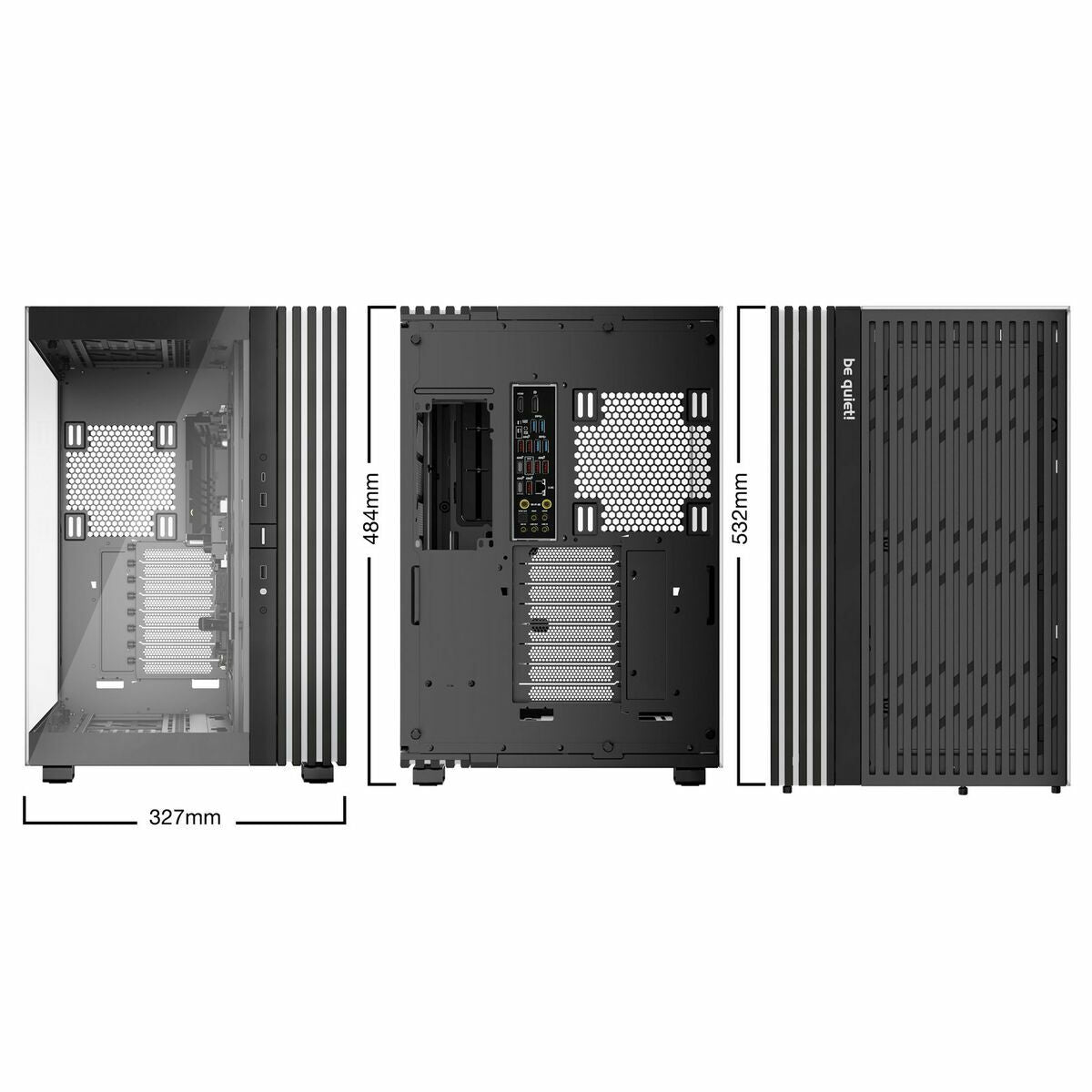 ATX Semi-tower Box Be Quiet! BGW69 Black