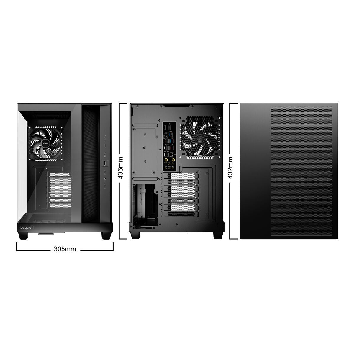 ATX Semi-tower Box Be Quiet! BGW83 Black