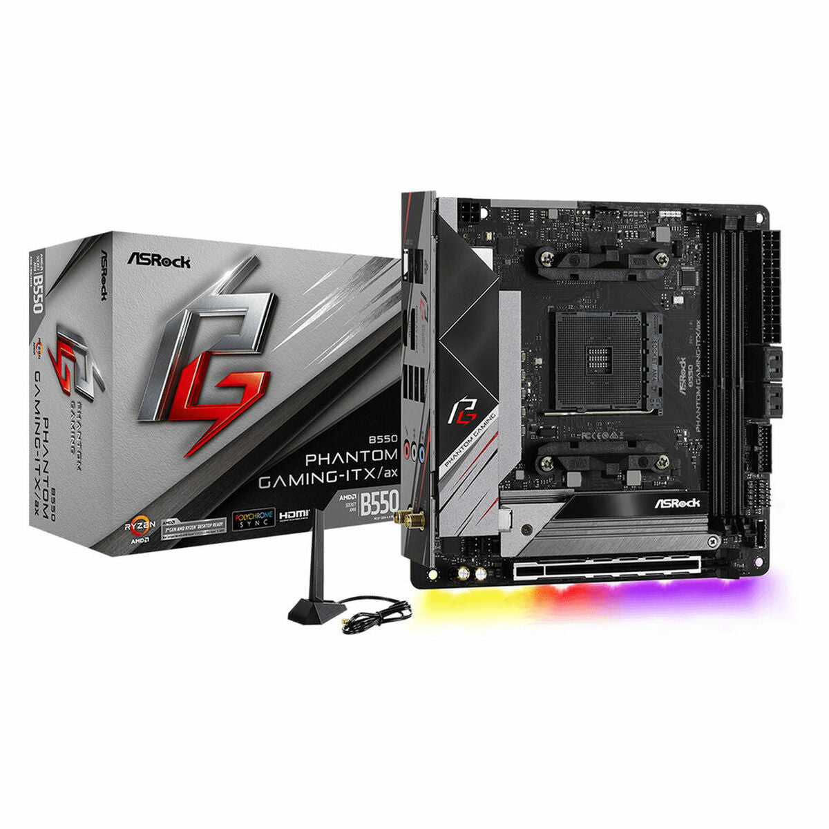 Motherboard ASRock 90-MXBD40-A0UAYZ AMD B550 AMD AM4