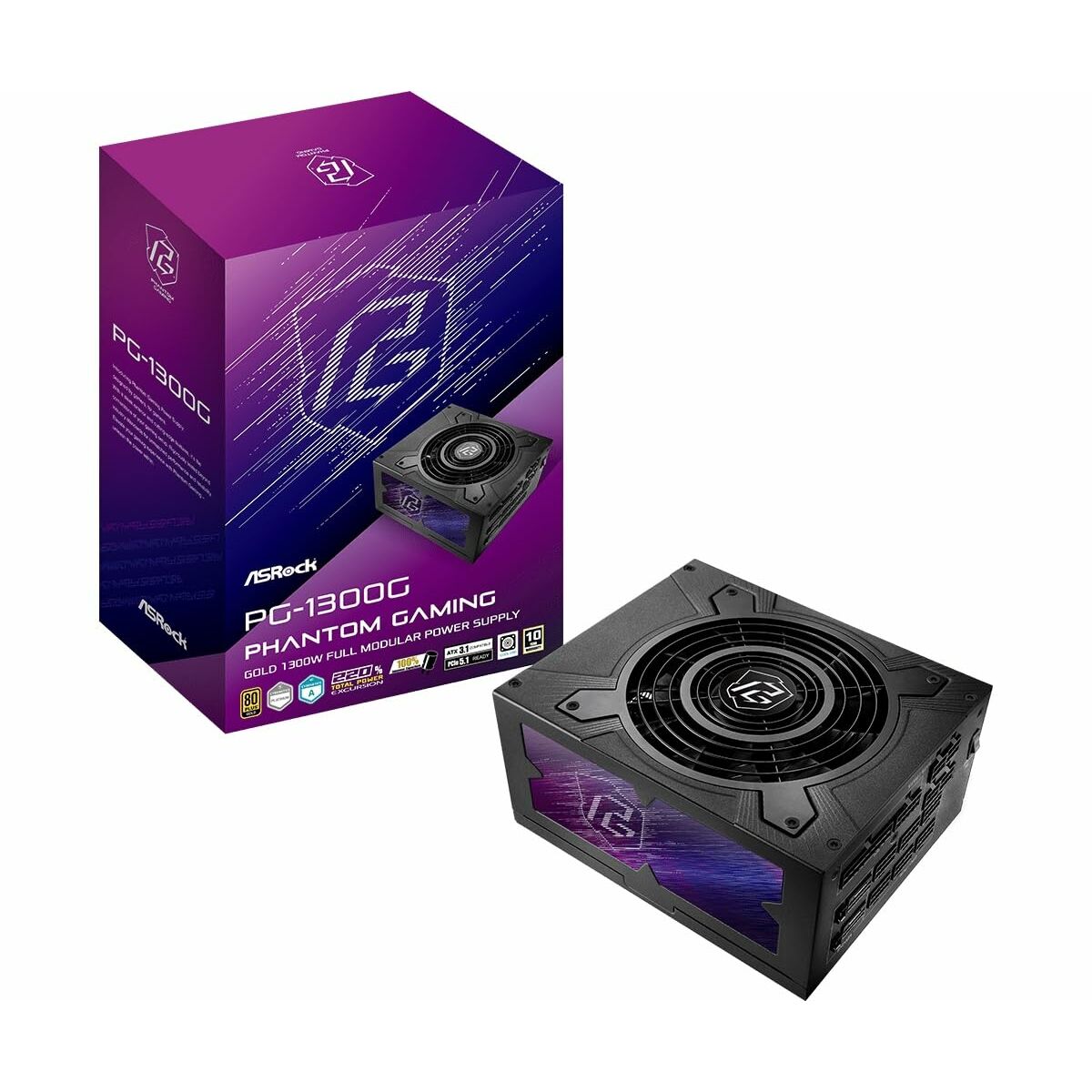 Power supply ASRock 90-UXP130-GFEAAB 1300 W 80 Plus Gold