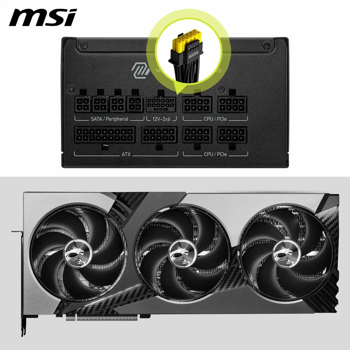 Power supply MSI 306-7ZP1B21-CE0 1000 W 80 Plus Gold ATX