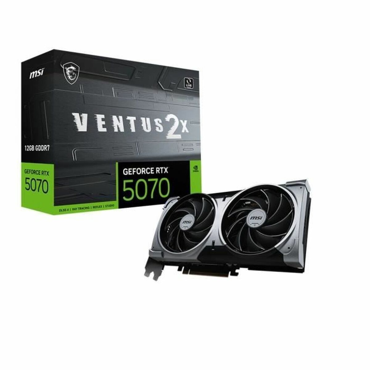 Graphics card MSI nvidia geforce rtx 5070 12 GB GDDR6X