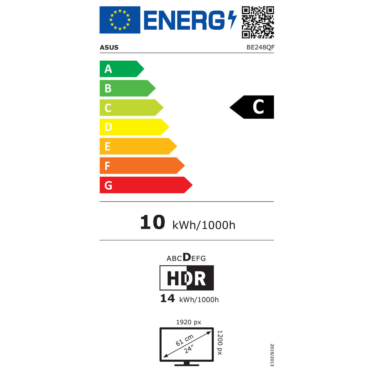 Monitor Asus 90LM0AJ0-B01K70 24" WUXGA