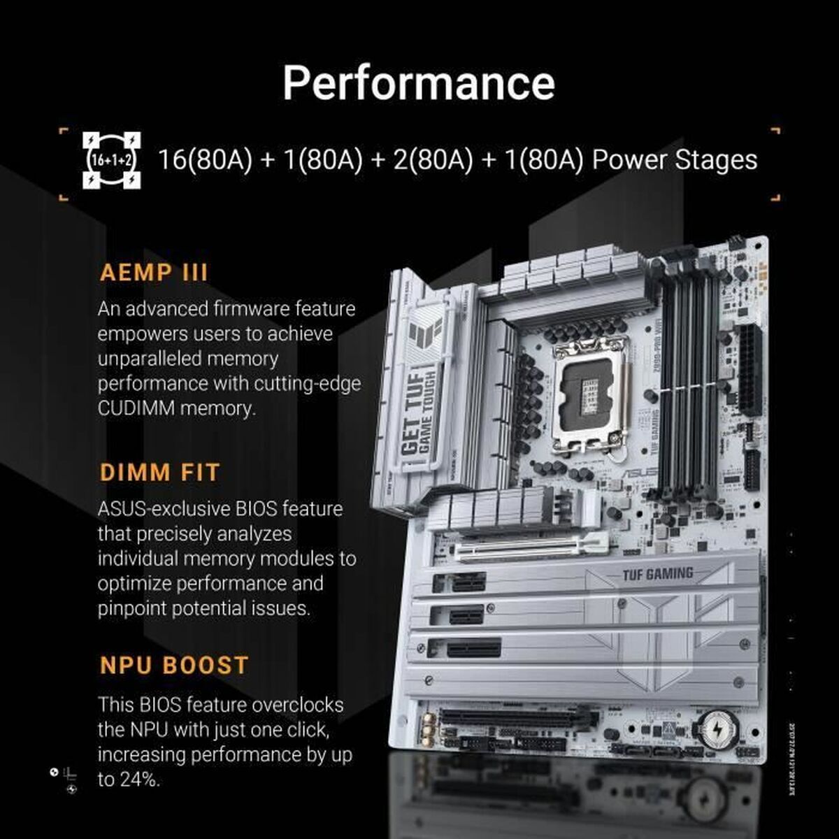 Motherboard Asus TUF GAMING Z890-PRO WIFI LGA 1851