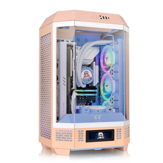 ATX Semi-tower Box THERMALTAKE Tower 300 Peach Fuzz Peach