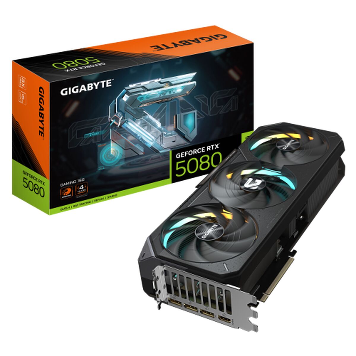 Graphics card Gigabyte GV-N5080GAMING-16GD GEFORCE RTX 5080 16 GB GDDR7