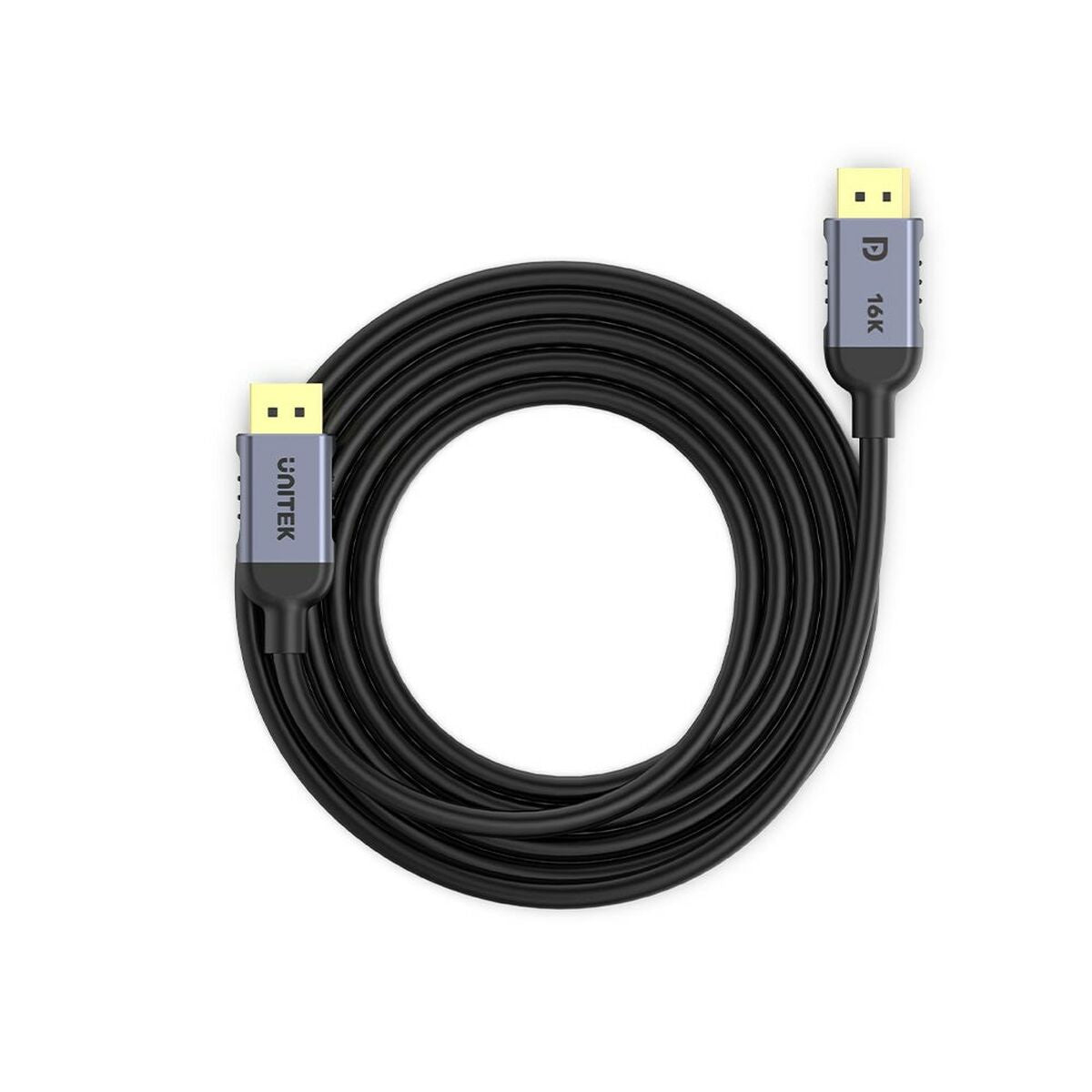 DisplayPort Cable Unitek C1628GY01-2M Black Grey 2 m