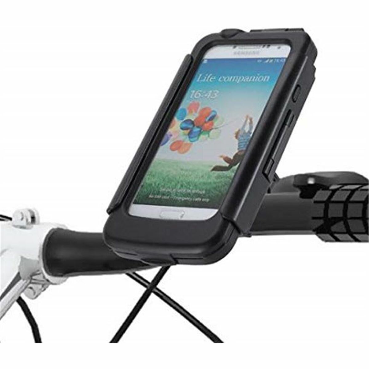 Bike Phone Holder Muvit 5" Black Plastic