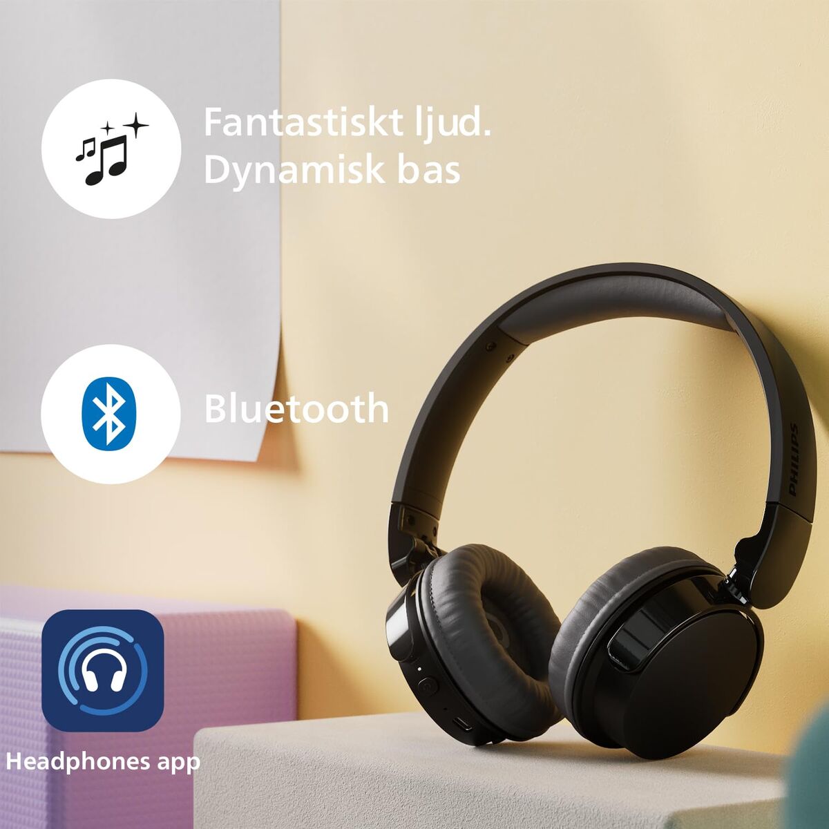 Bluetooth Headset with Microphone Philips TAH3209WT White