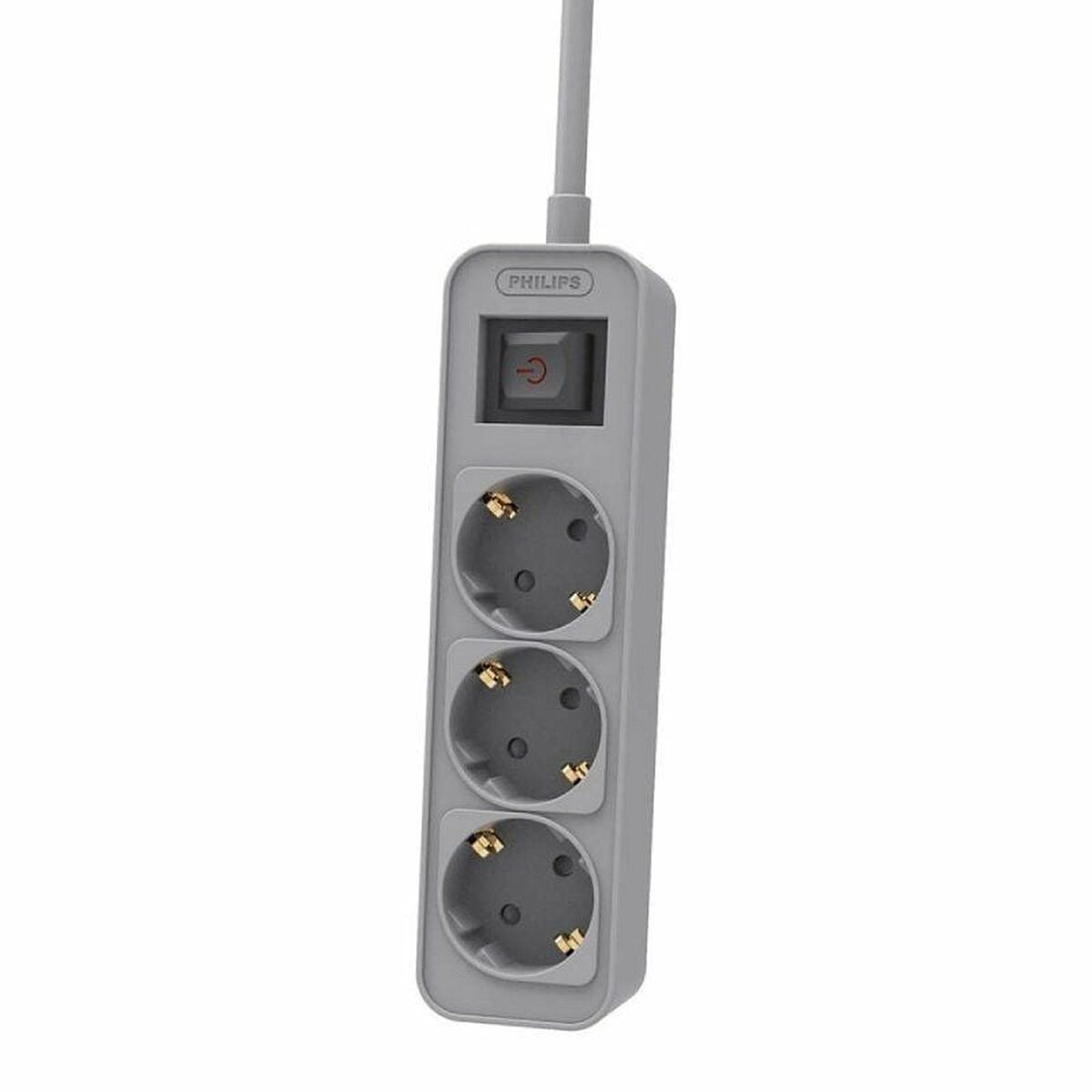 3-socket plugboard with power switch Philips CHP2134G/12