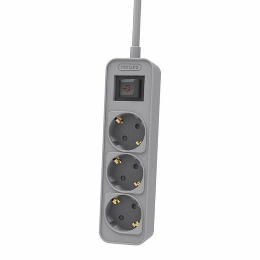 3-socket plugboard with power switch Philips CHP2134G/12