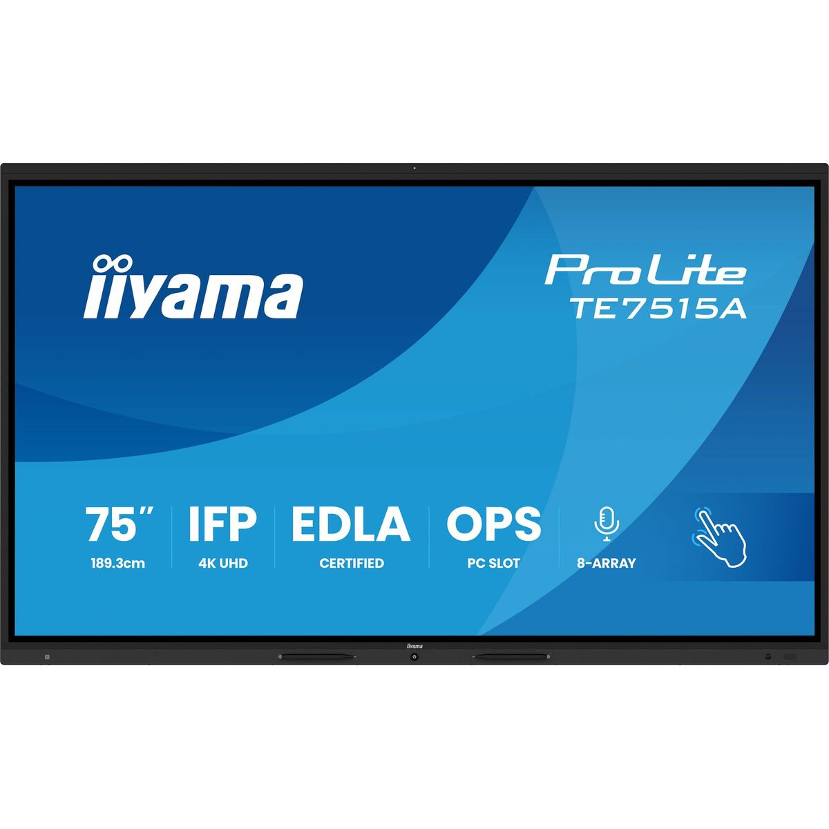 Monitor Iiyama TE7515A-B1AG 75" 4K Ultra HD